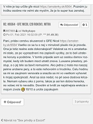GFE Nicol, Bratislava - Karlova Ves, 29 rokov