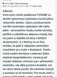 Tantra Yvonne, Bratislava - Petrzalka, 48 years